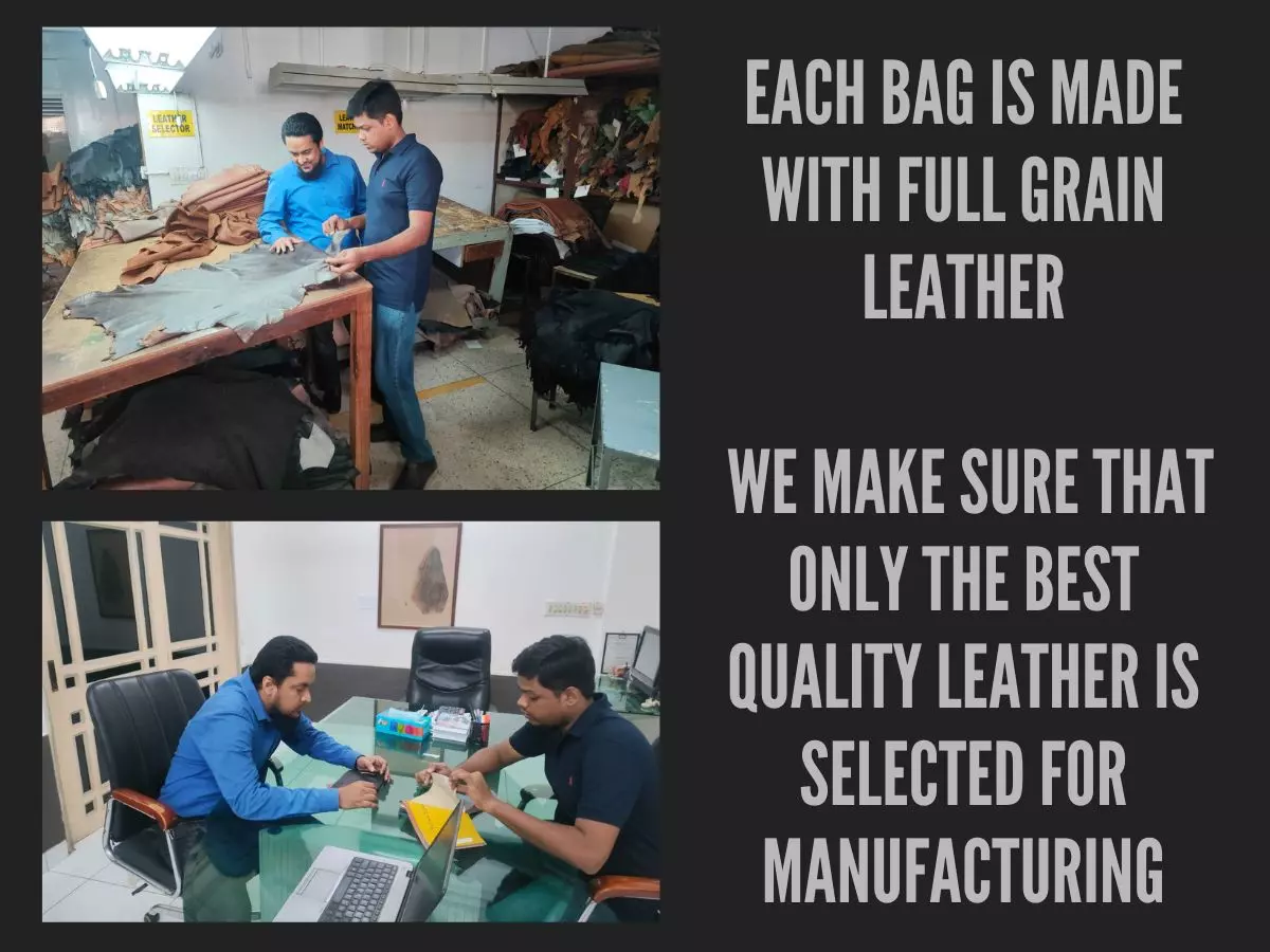alaskan leather company selecting the best leather for leather bags
