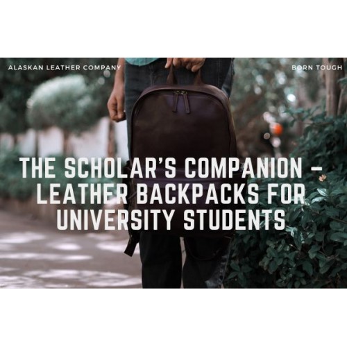 The Scholar's Companion – Leather Backpacks for University Students