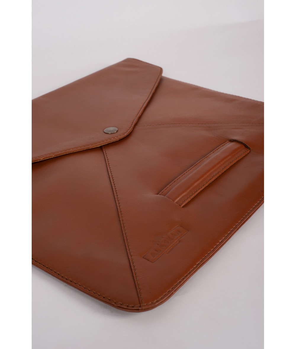 Charles Brown Leather Laptop Sleeve