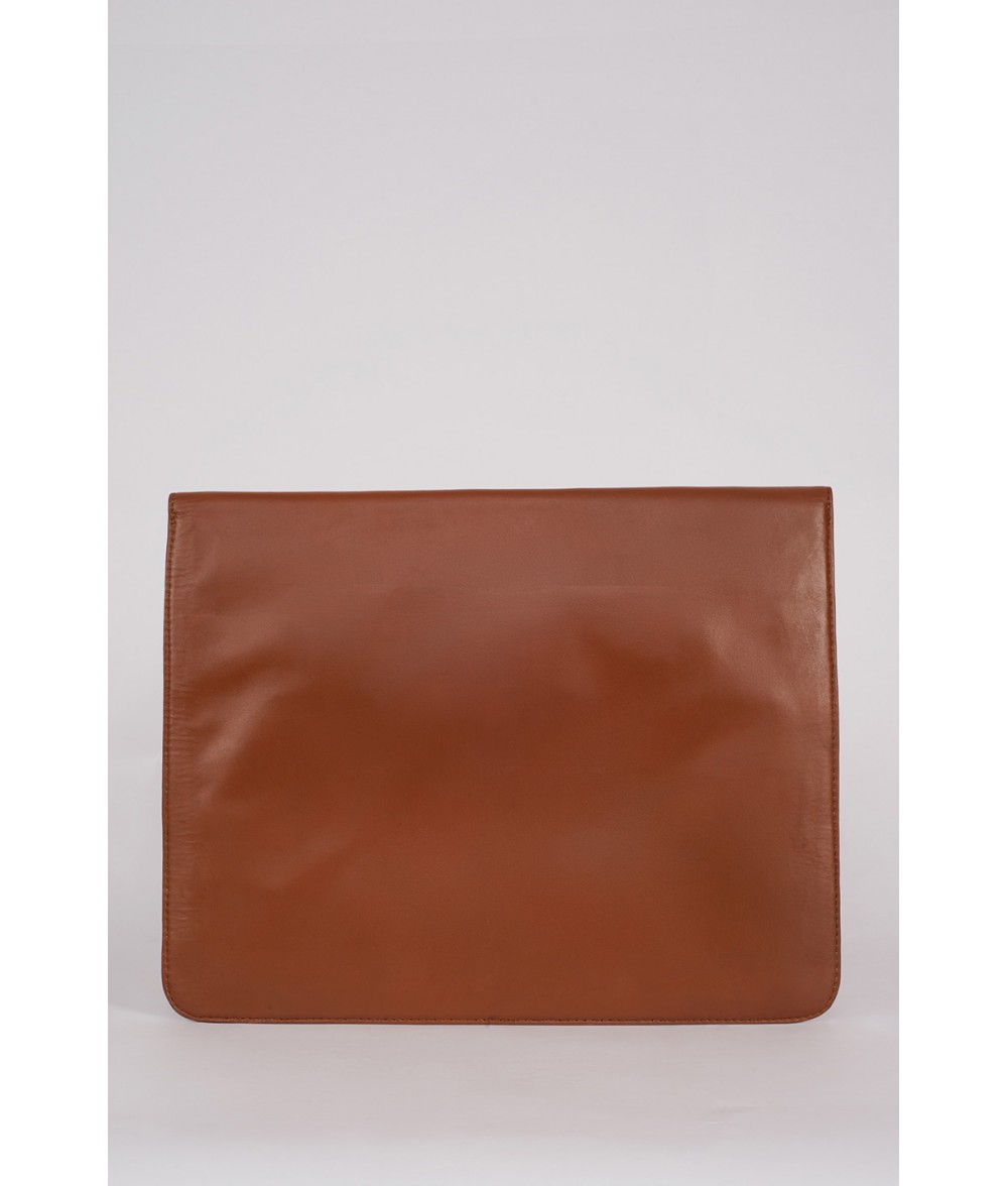 Charles Brown Leather Laptop Sleeve
