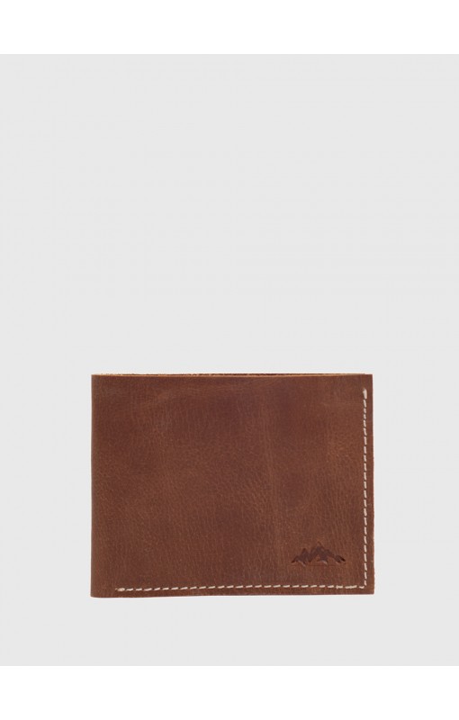 Keegan Brown Leather Billfold Wallet