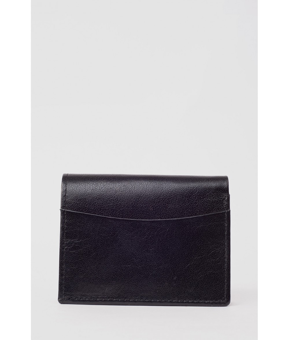 Troy Black Slim Leather Wallet