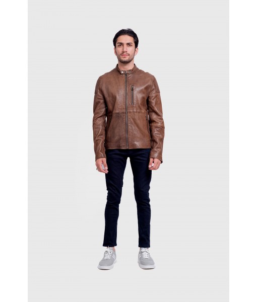 Emmett Brown Leather Jacket For Men