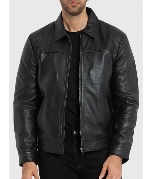 Willis Black Leather Jacket