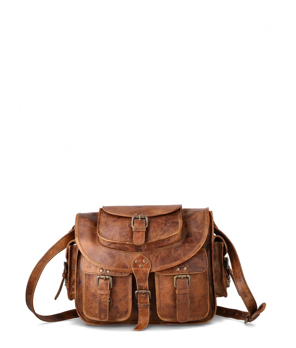 Babylon Vintage Leather Satchel Messenger Bag | Alaskan Leather Company