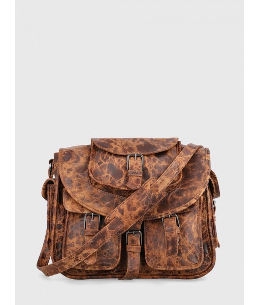 Babylon Vintage Leather Satchel Messenger Bag
