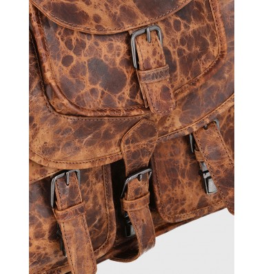 Babylon Vintage Leather Satchel Messenger Bag