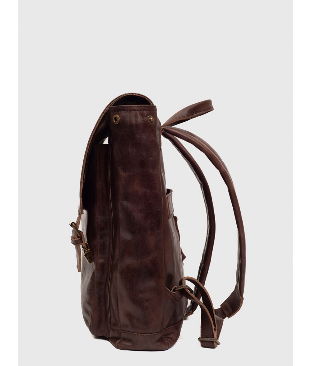 Clayton Vintage Crazy Horse Leather Backpack
