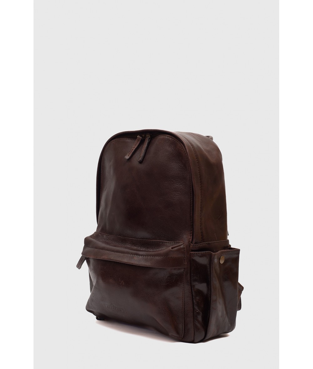 Dean Brown Leather Book Bag