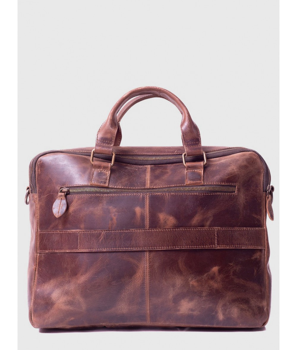 Custom Franklin Leather Pilot Flight Bag