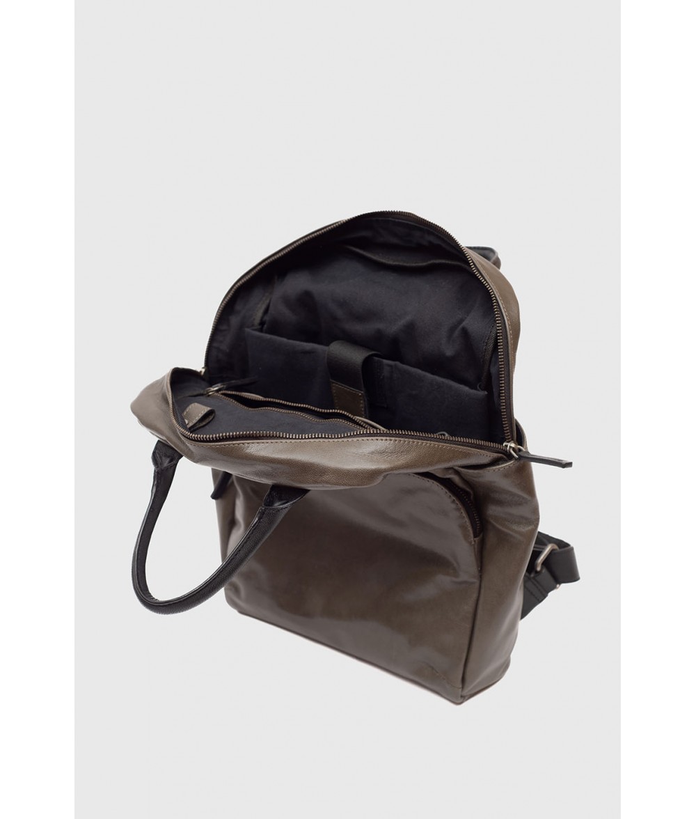 Mint Mini Leather Backpack
