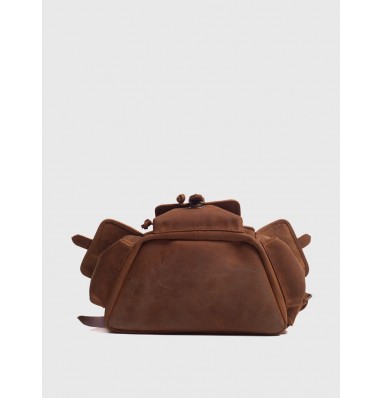 Moss Crazy Horse Leather Backpack