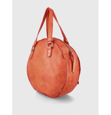 Tracy Round Leather Handbag 