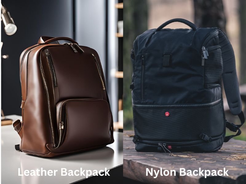Leather-verses-Nylon-Backpack