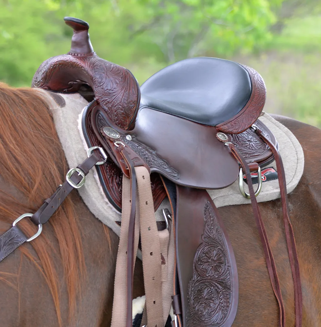 horse leather saddleback