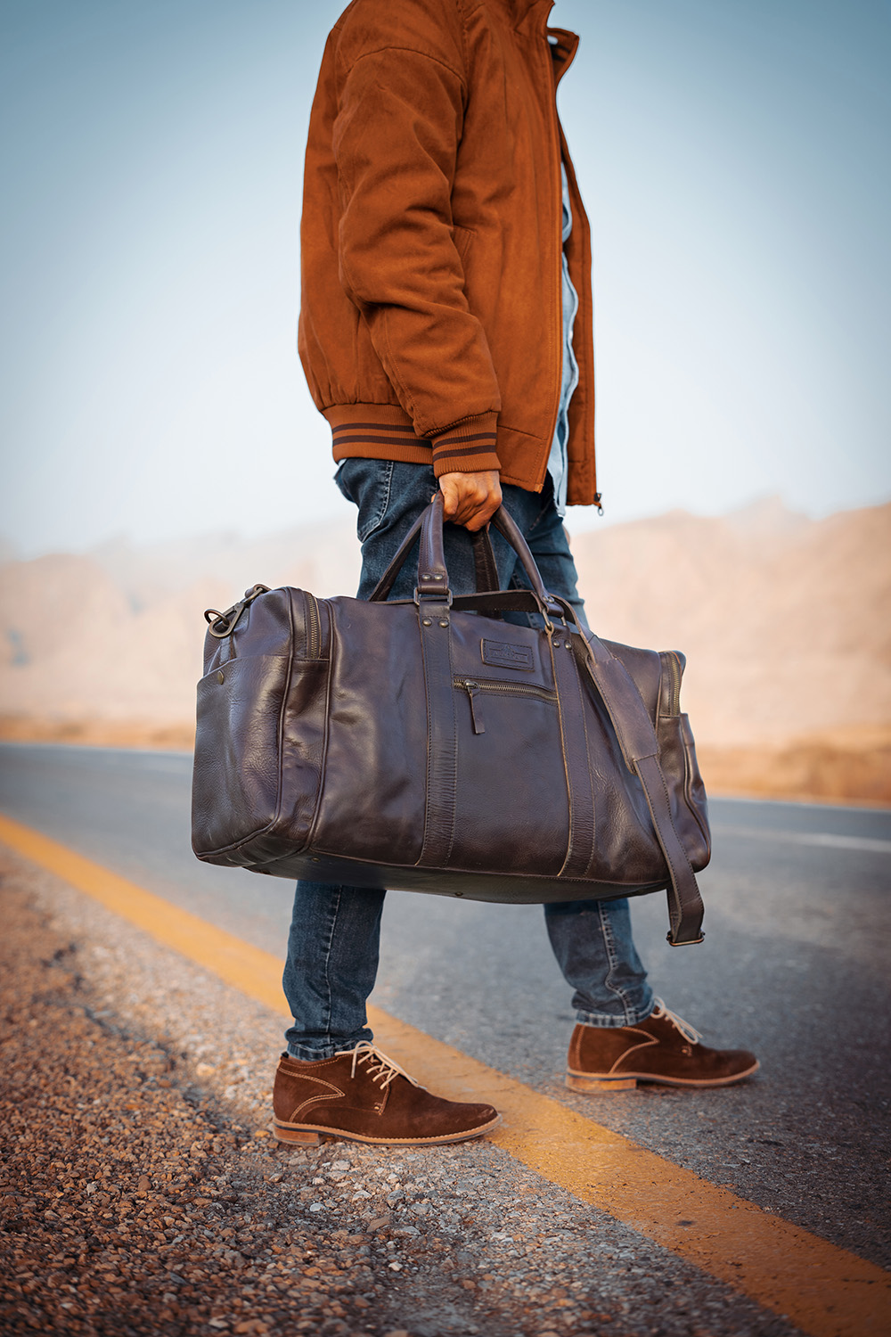 Colorado Crazy Horse Leather Travel Bag