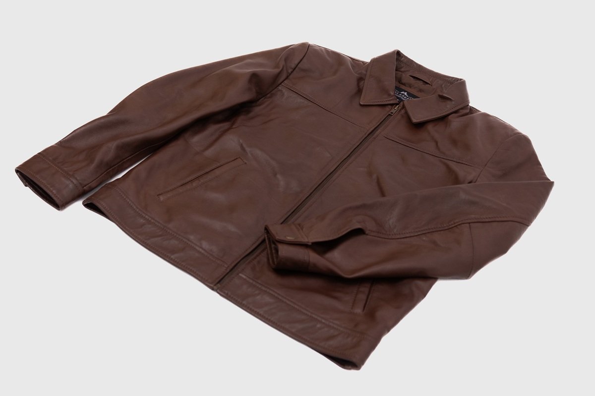 Willis Oak Brown Leather Jacket (1) Willis Oak Brown Leather Jacket (1)