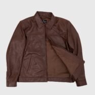 Willis Oak Brown Leather Jacket (2)