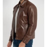 Willis Oak Brown Leather Jacket (4)-1000x1176