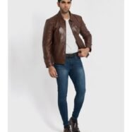 Willis Oak Brown Leather Jacket (8)-1000x1176