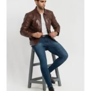 Willis Oak Brown Leather Jacket (9)-1000x1176