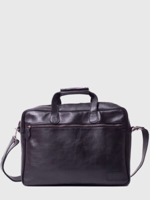 Albert Leather Laptop Briefcase