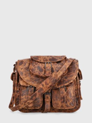 Babylon Vintage Leather Satchel Messenger Bag