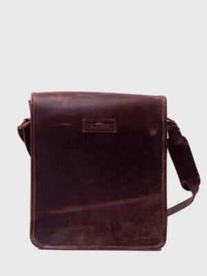 Bronco Crazy Horse Leather Satchel
