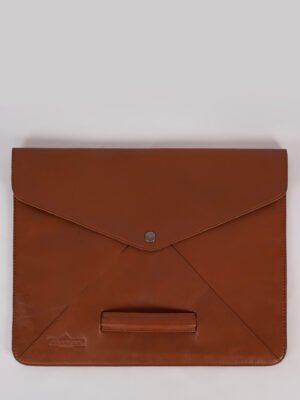 Charles Brown Leather Laptop Sleeve