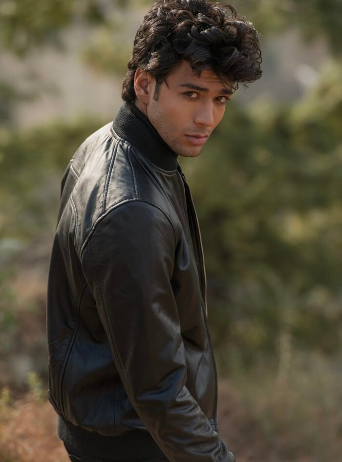 Chris Black Leather Bomber Jacket-style1 (6) Chris Black Leather Bomber Jacket-style1 (6)