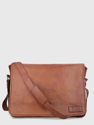 Donovan Brown Leather Satchel