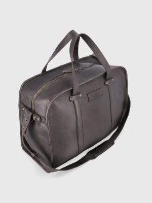 Gordon Brown Leather Weekender Bag