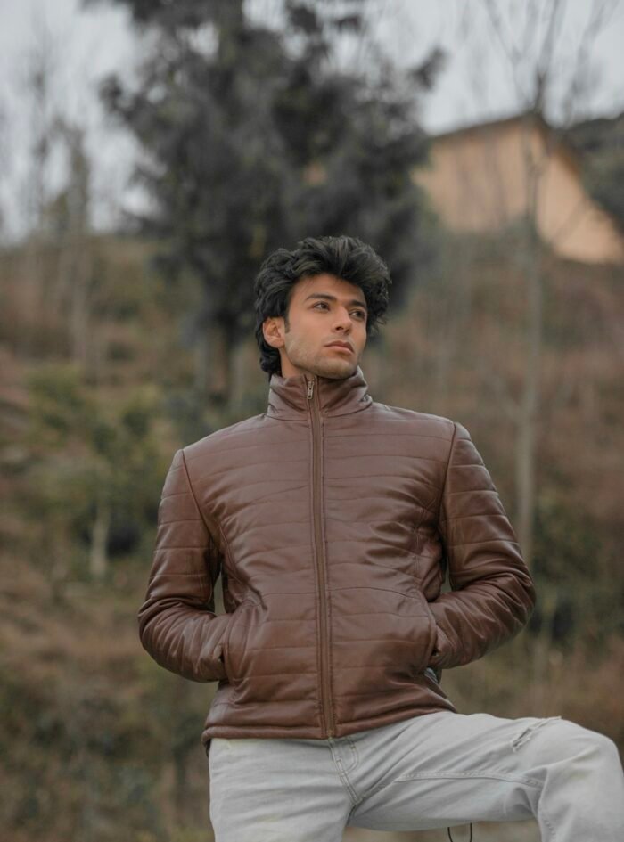 Haydos Owak Brown Puffer Jacket-style1 Haydos Owak Brown Puffer Jacket-style1