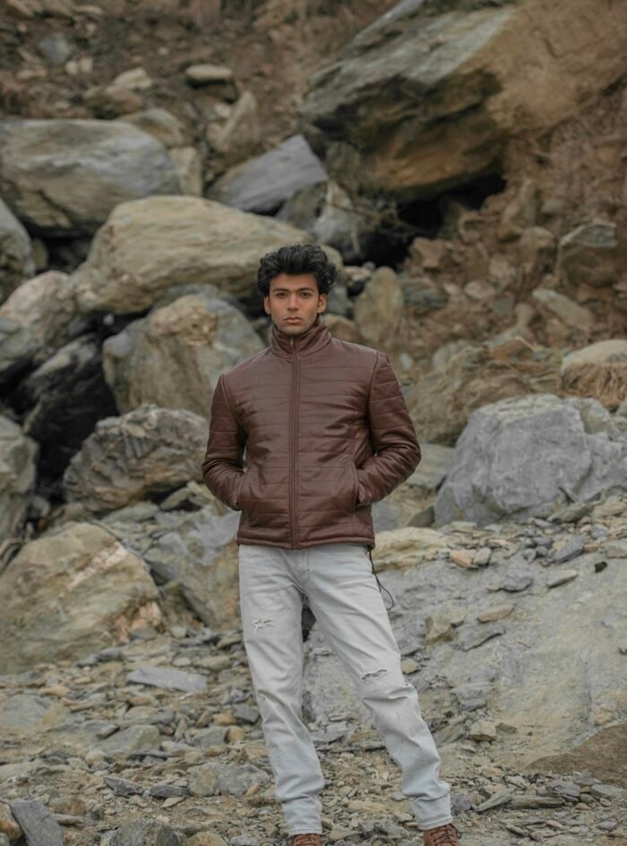 Haydos Owak Brown Puffer Jacket-style2 Haydos Owak Brown Puffer Jacket-style2