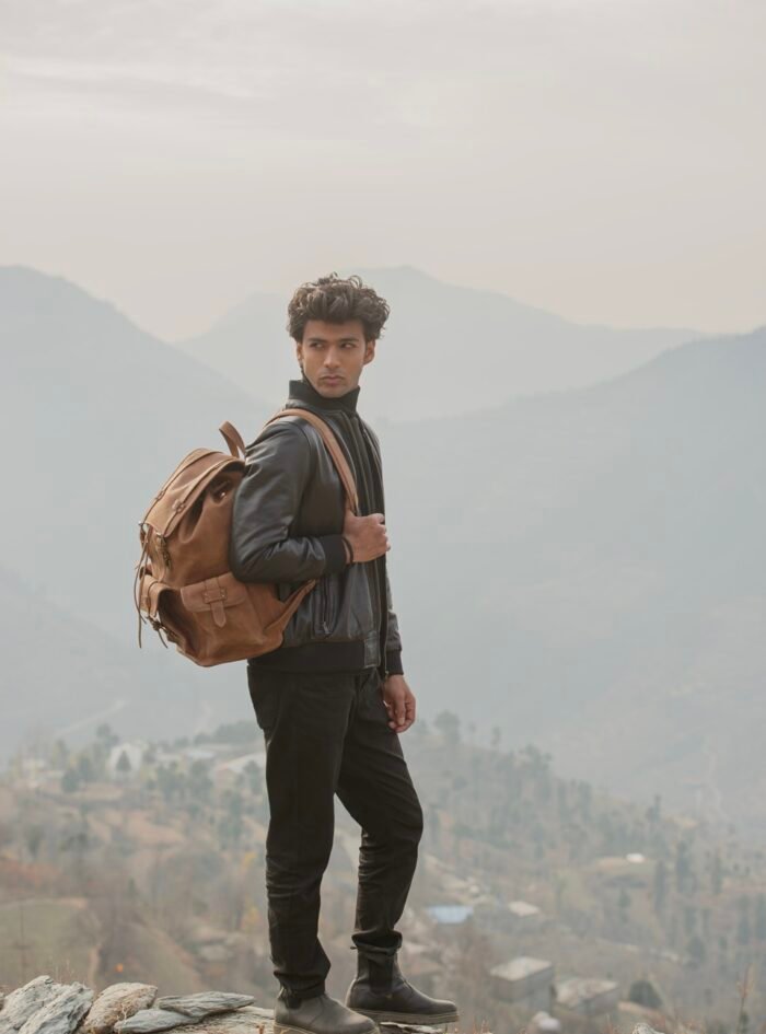 Moss-Distressed-Leather-Backpack-style3 Moss-Distressed-Leather-Backpack-style3