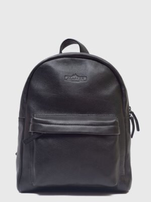 Murphy Black Mini Leather Backpack