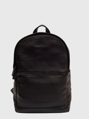 Pierre Black College Leather Backpack