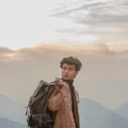 Porter Black Leather Travel Rucksack-style7