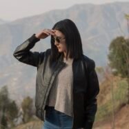 Reese Black Bomber Jacket-style6