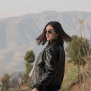 Reese Black Bomber Jacket-style7