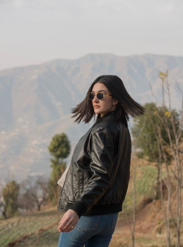 Reese Black Bomber Jacket-style7 Reese Black Bomber Jacket-style7