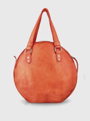 Tracy Round Leather Handbag