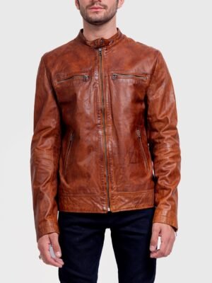 Veteran Brown Leather Jacket