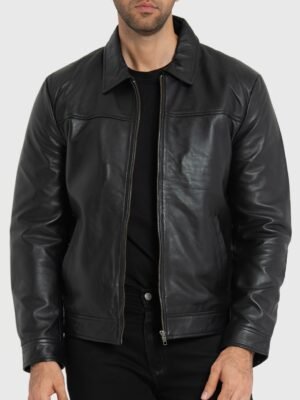 Willis Black Leather Jacket