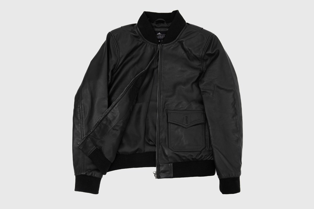 Chloe Black Leather Bomber Jacket (2) Chloe Black Leather Bomber Jacket (2)