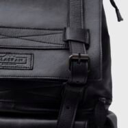 Connor Black Leather Laptop Backpack (7)