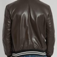Johnny Brown Leather Varsity Jacket (6)
