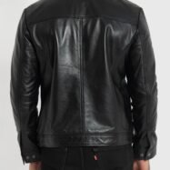 Vince Black Leather Jacket (2)