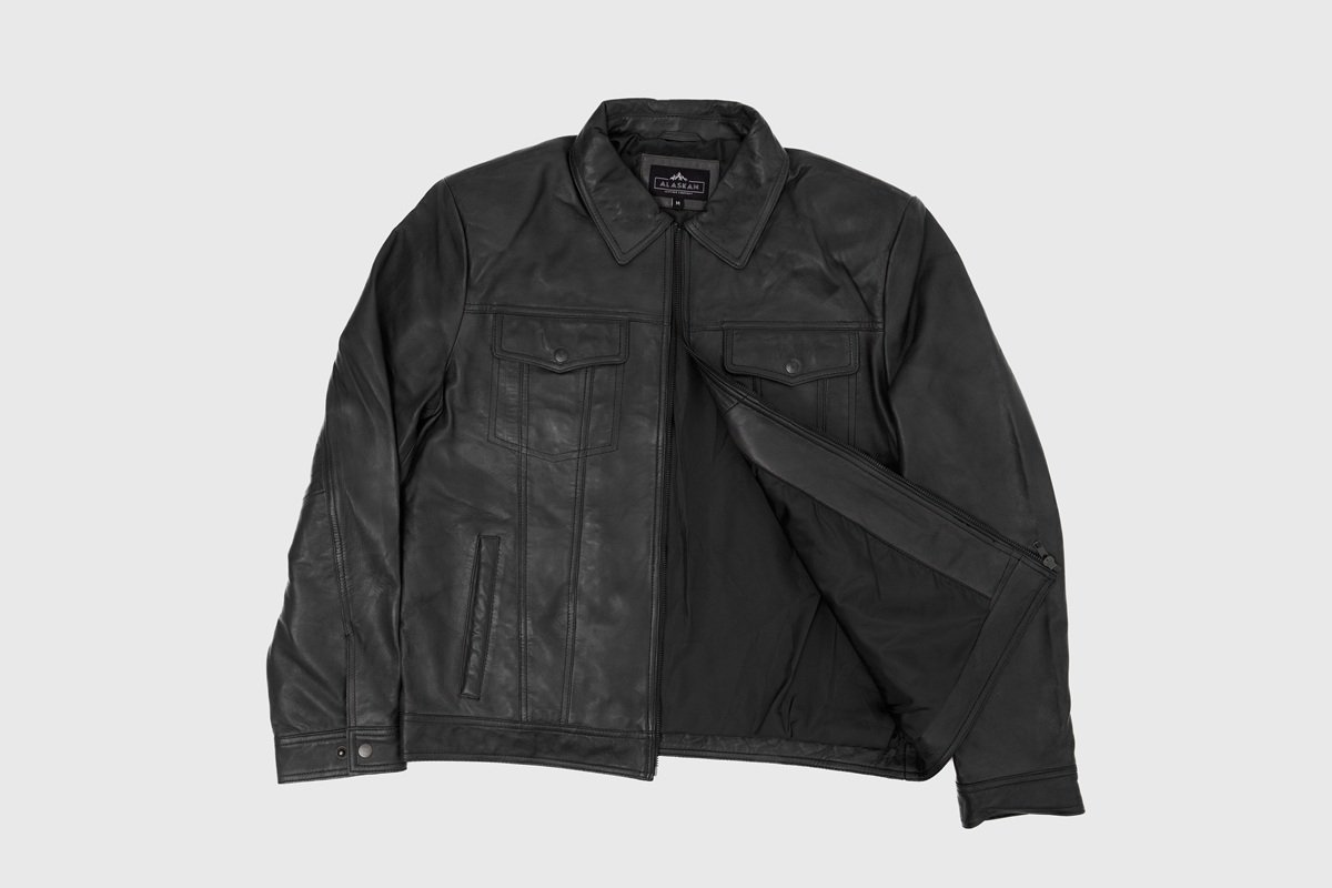 Vince Black Leather Jacket (5) Vince Black Leather Jacket (5)
