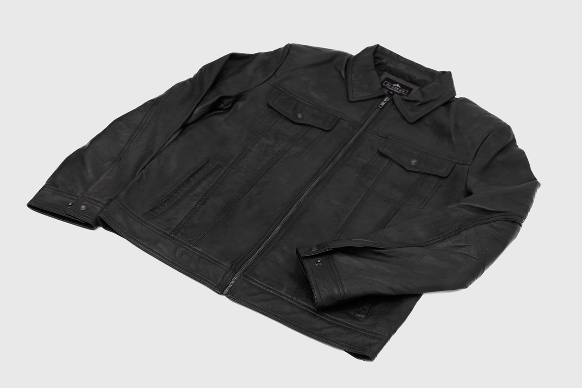 Vince Black Leather Jacket (6) Vince Black Leather Jacket (6)